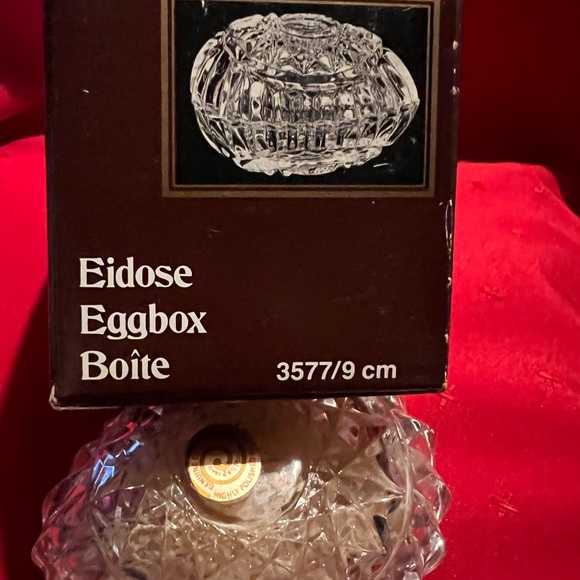 Vintage German Elegant Crystal Egg - Picture 8 of 8